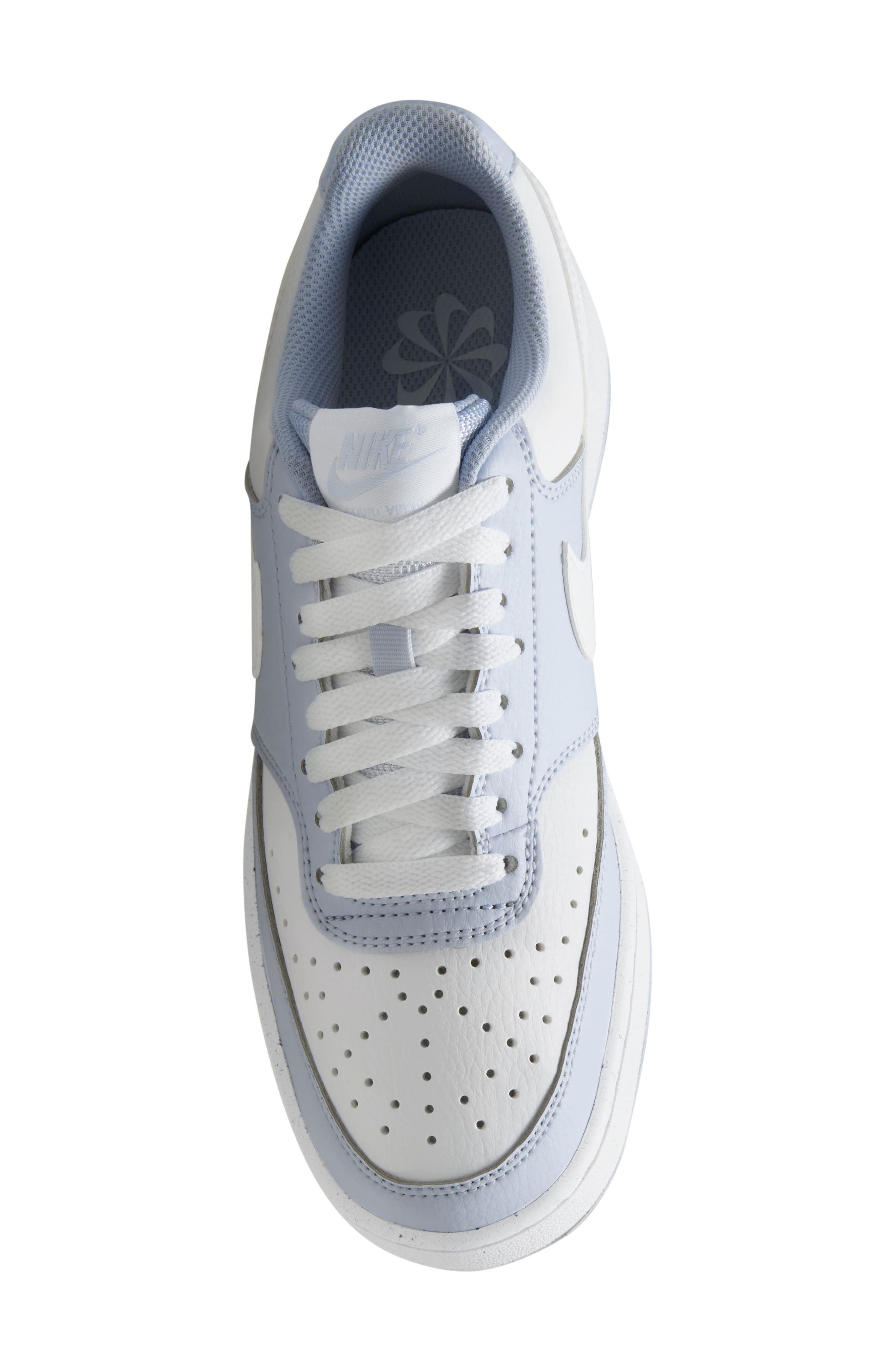 Nike Court Vision Low Sneaker, Alternate, color, Football Grey/ White