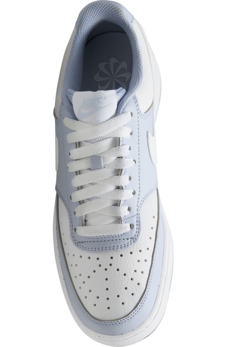 Nike Court Vision Low Sneaker, Alternate, color, Football Grey/ White