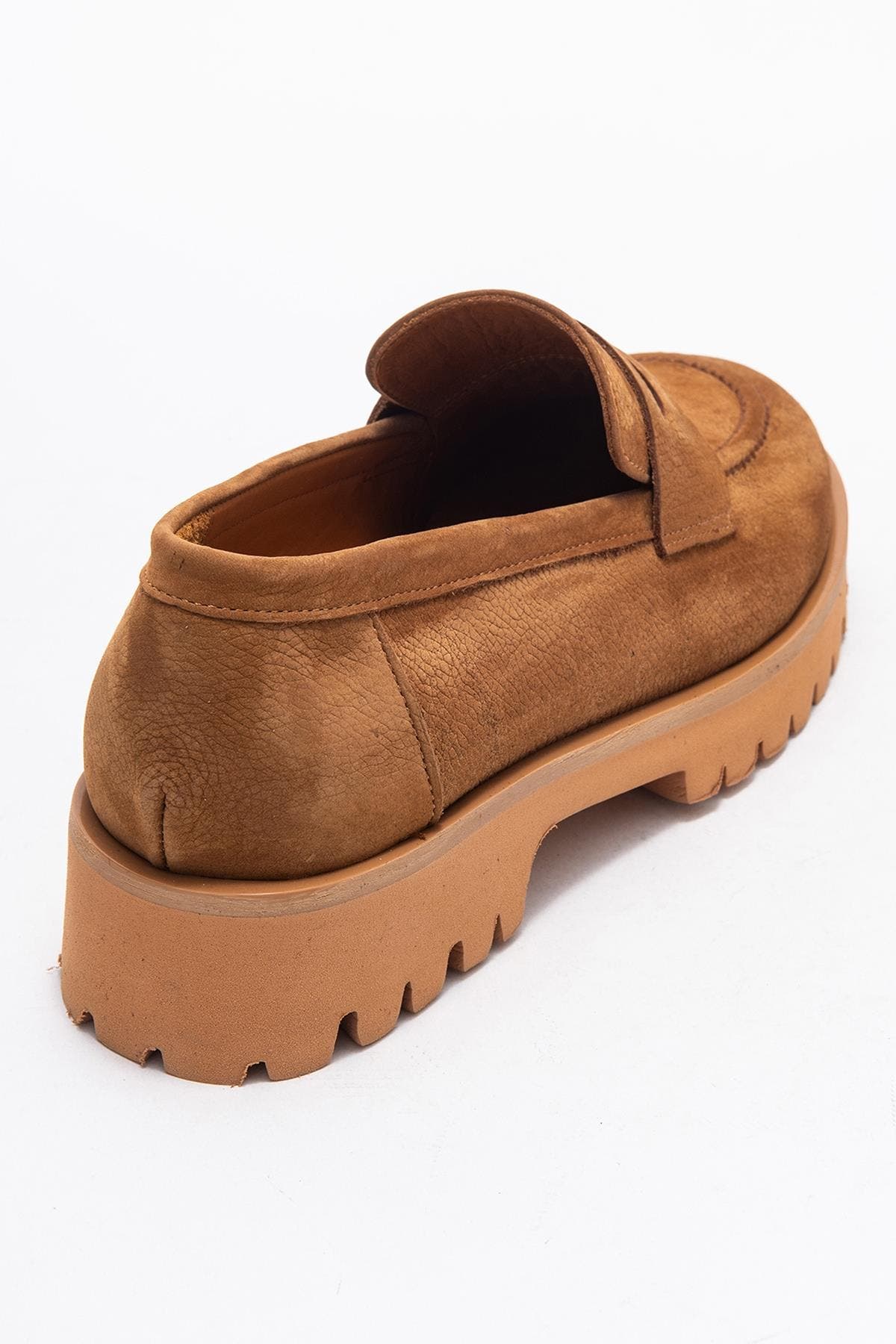Vionel Leather Loafer, Alternate, color, Cognac Suede Leather