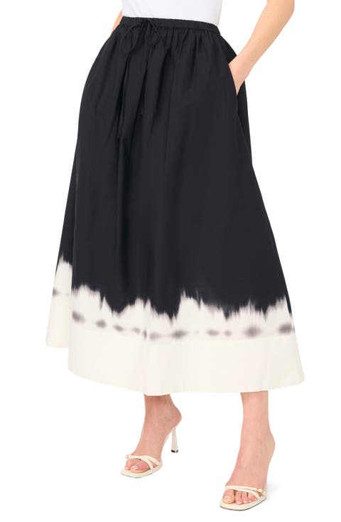 Drawstring Maxi Skirt