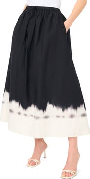 Halogen® Drawstring Maxi Skirt