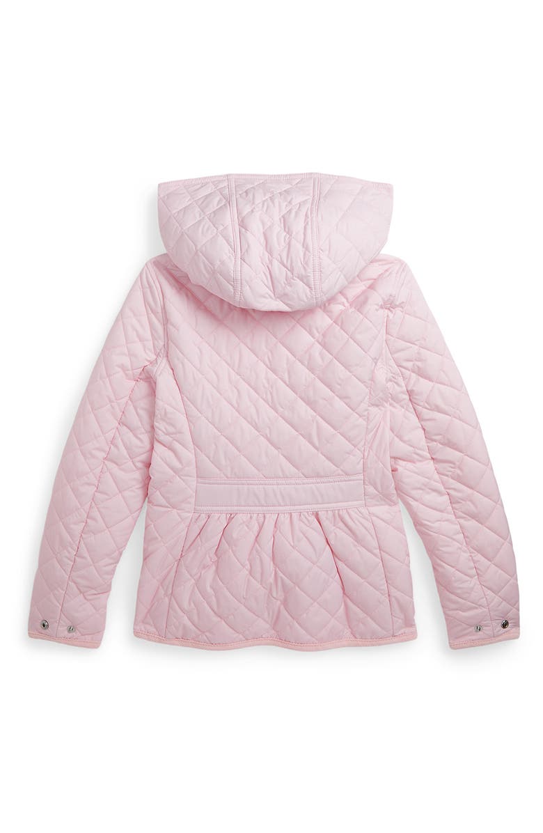 Polo Ralph Lauren Kids' Audrey Hooded Quilted Jacket, Alternate, color, Pink