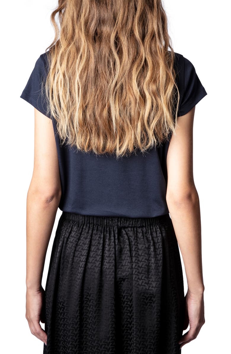 Zadig & Voltaire Woop Dream Cotton Graphic Tee, Alternate, color,