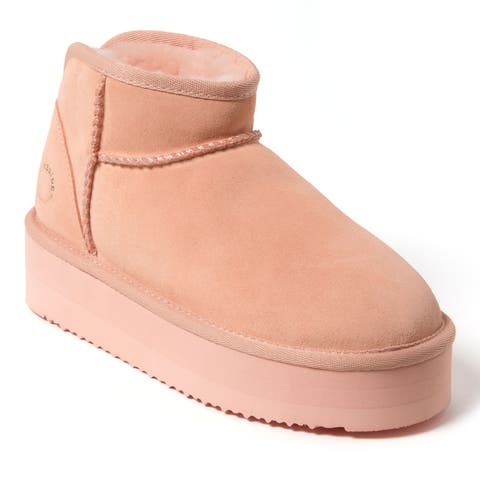Fireside Kingston Genuine Shearling Platform Bootie (Women)