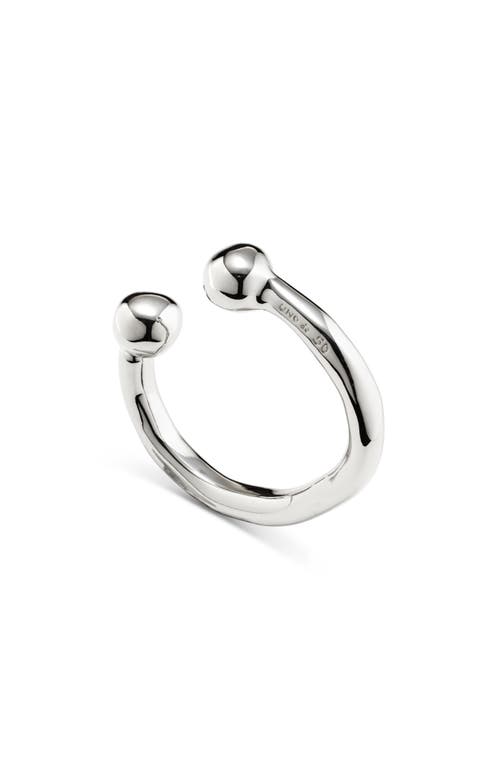 Unode50 Sterling Silver-plated Bracelet In Silver