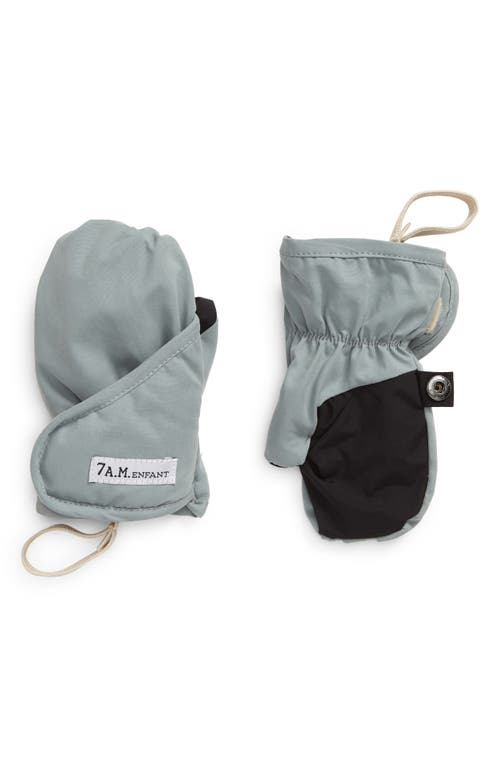 7 A.M. Enfant Fleece Lined Mittens in Mirage Blue 