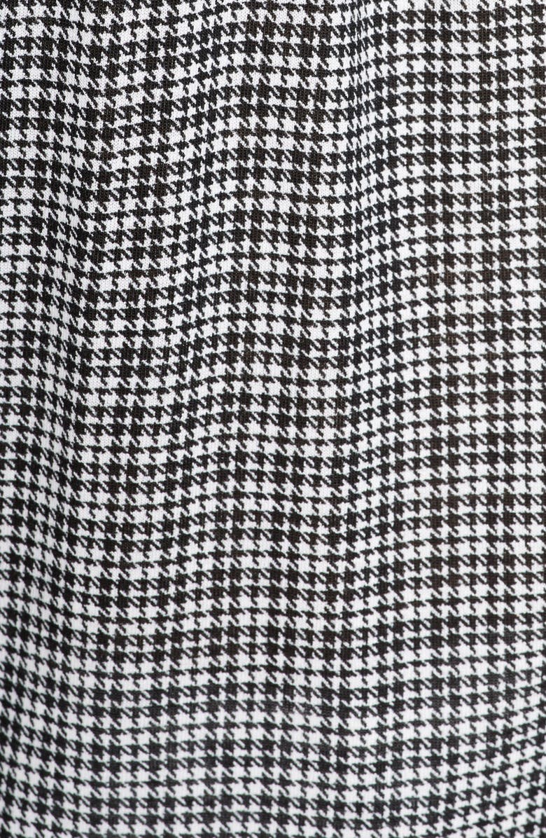 MICHAEL Michael Kors Cheeky Check Peasant Top, Alternate, color, 