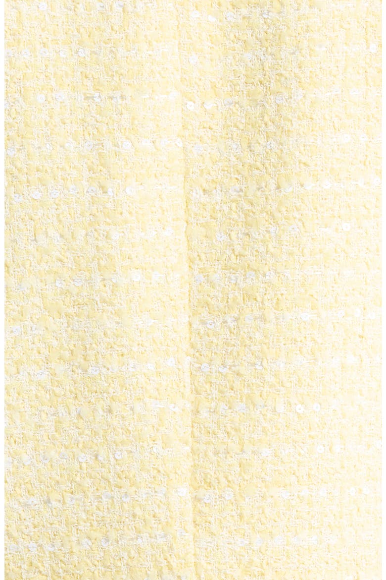 Metallic Tweed Crop Jacket, Alternate, color, LIGHT YELLOW