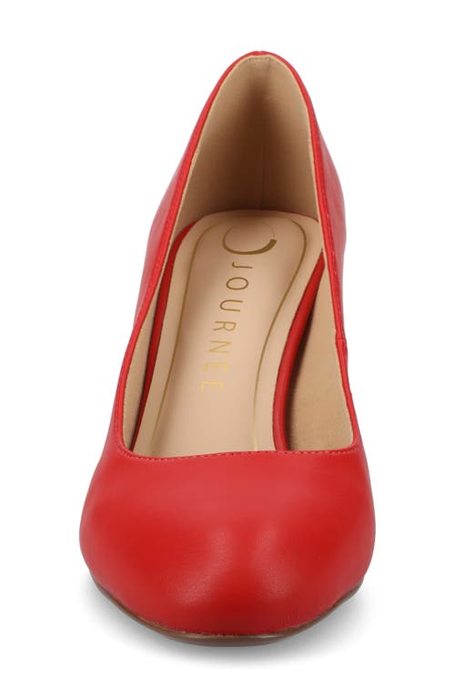 Journee Collection Seraphina Pump In Red