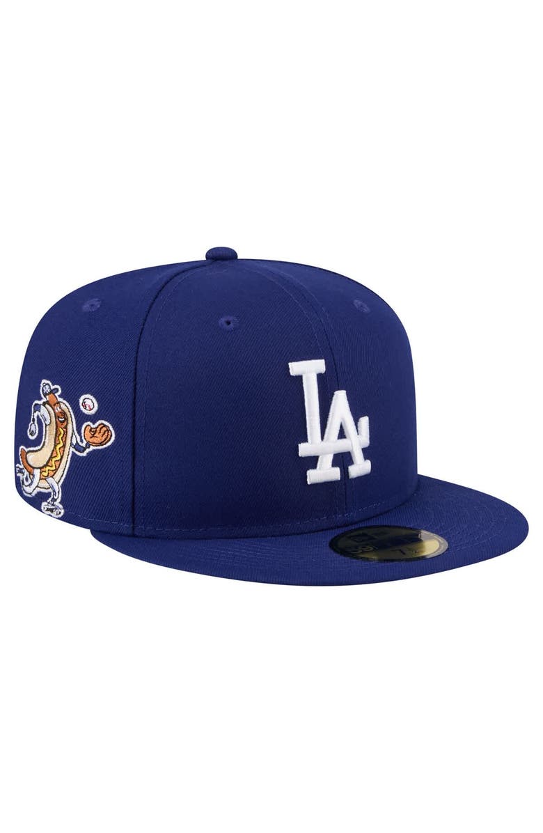 New Era Men's New Era Royal Los Angeles Dodgers Run Mascot 59FIFTY Fitted Hat, Main, color, Royal