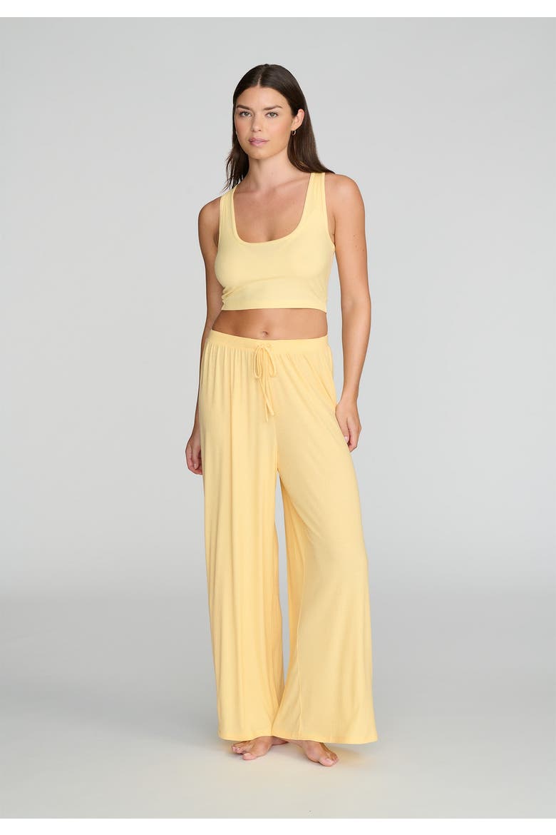 The Scoop Neck Tank, Alternate, color, HONEY