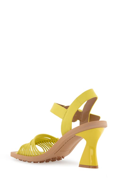 Shop Aerosoles Crew Sandal In Green Sheen Pu