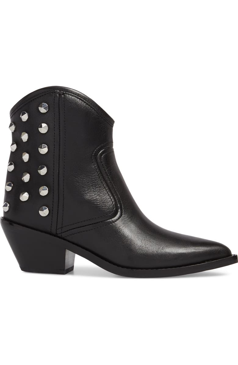 Marc Fisher LTD Marc Fisher Baily Studded Western Bootie, Alternate, color,