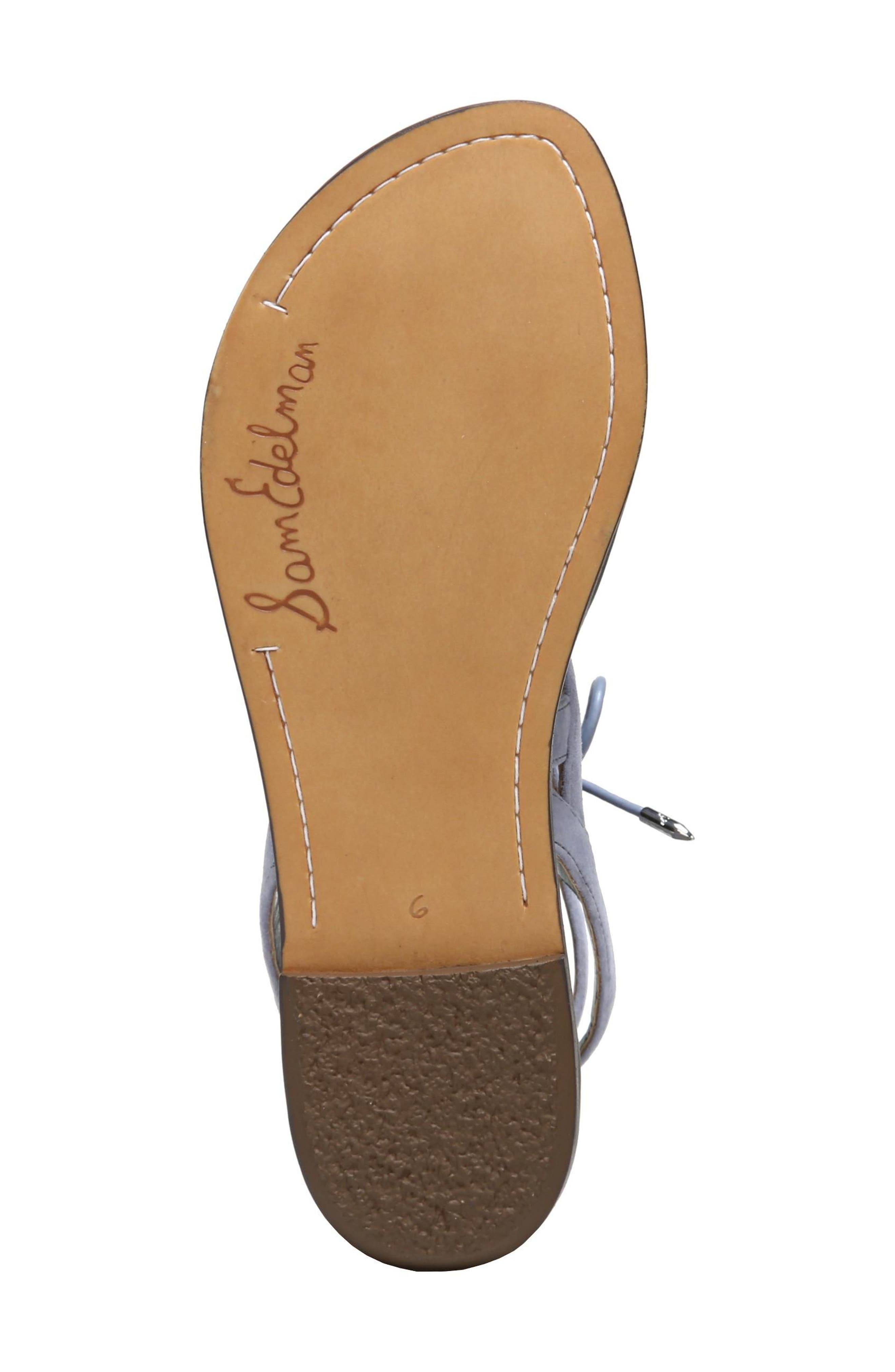 Sam Edelman Gemma Lace-Up Sandal, Alternate, color, 