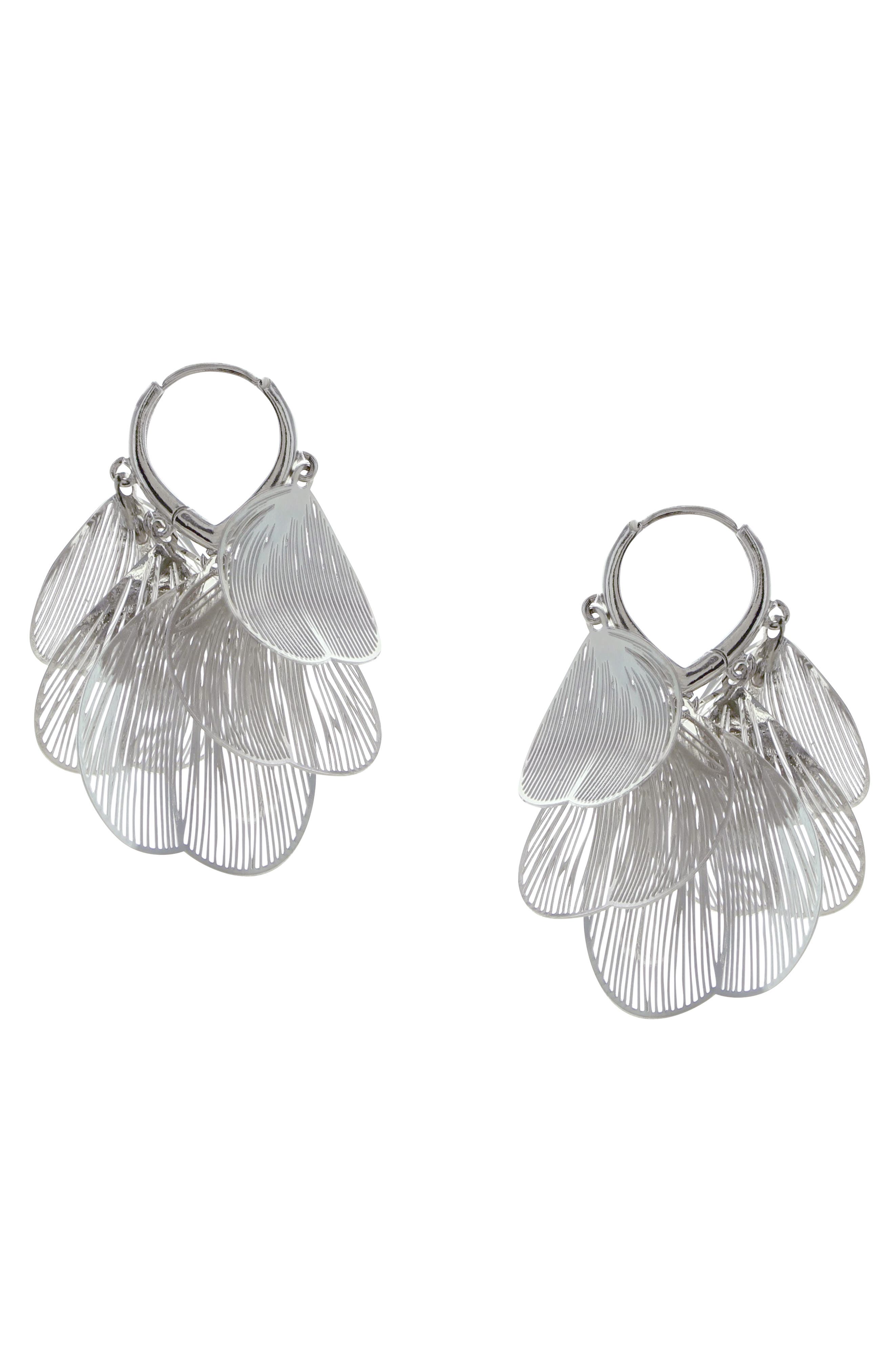 OLIVIA WELLES Whisper Hoop Earrings
