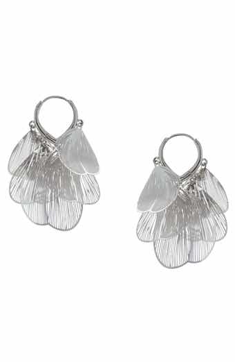 OLIVIA WELLES Whisper Hoop Earrings