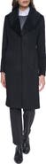 Cole Haan Signature Oversize Collar Wool Blend Coat