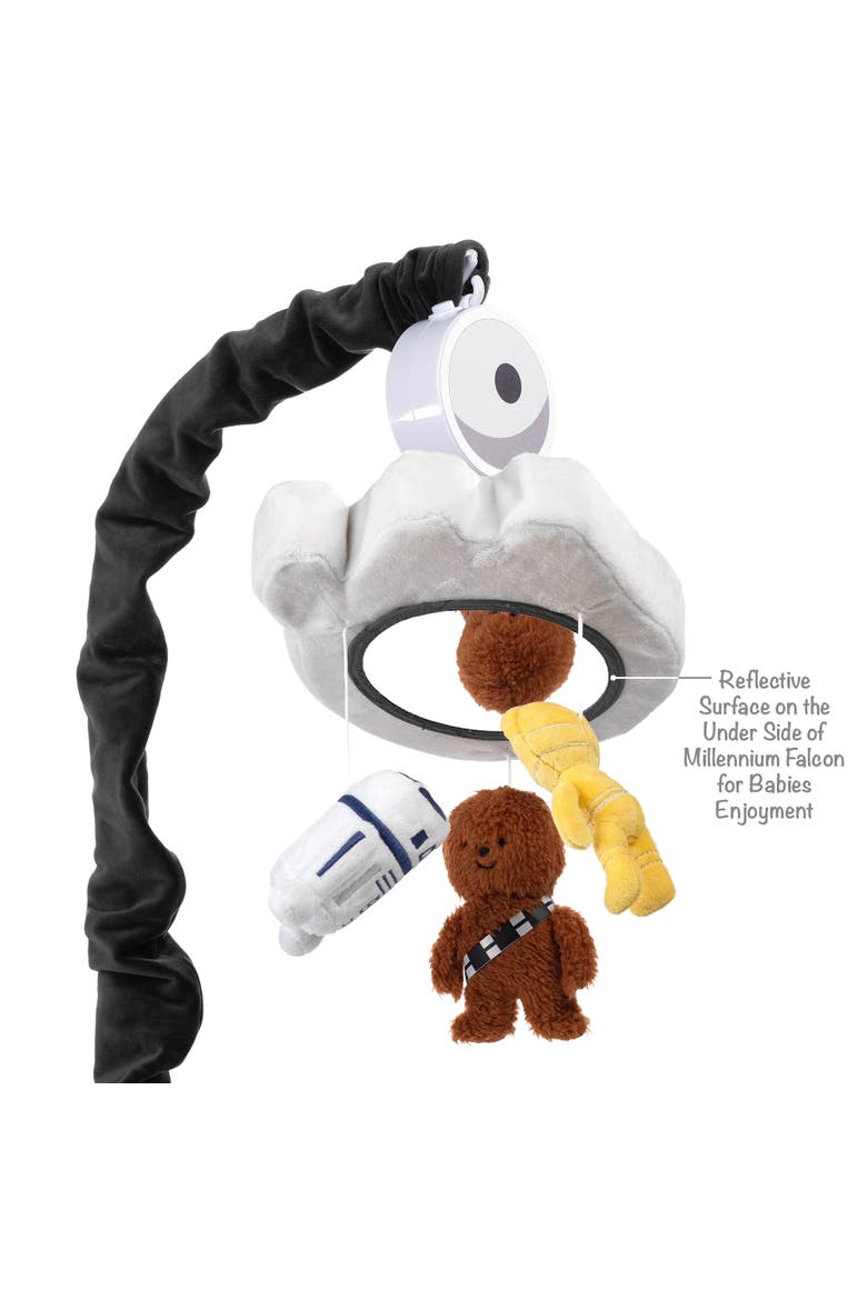 Star Wars Signature Millennium Falcon Musical Baby Crib Mobile Toy, Alternate, color, Multicolor