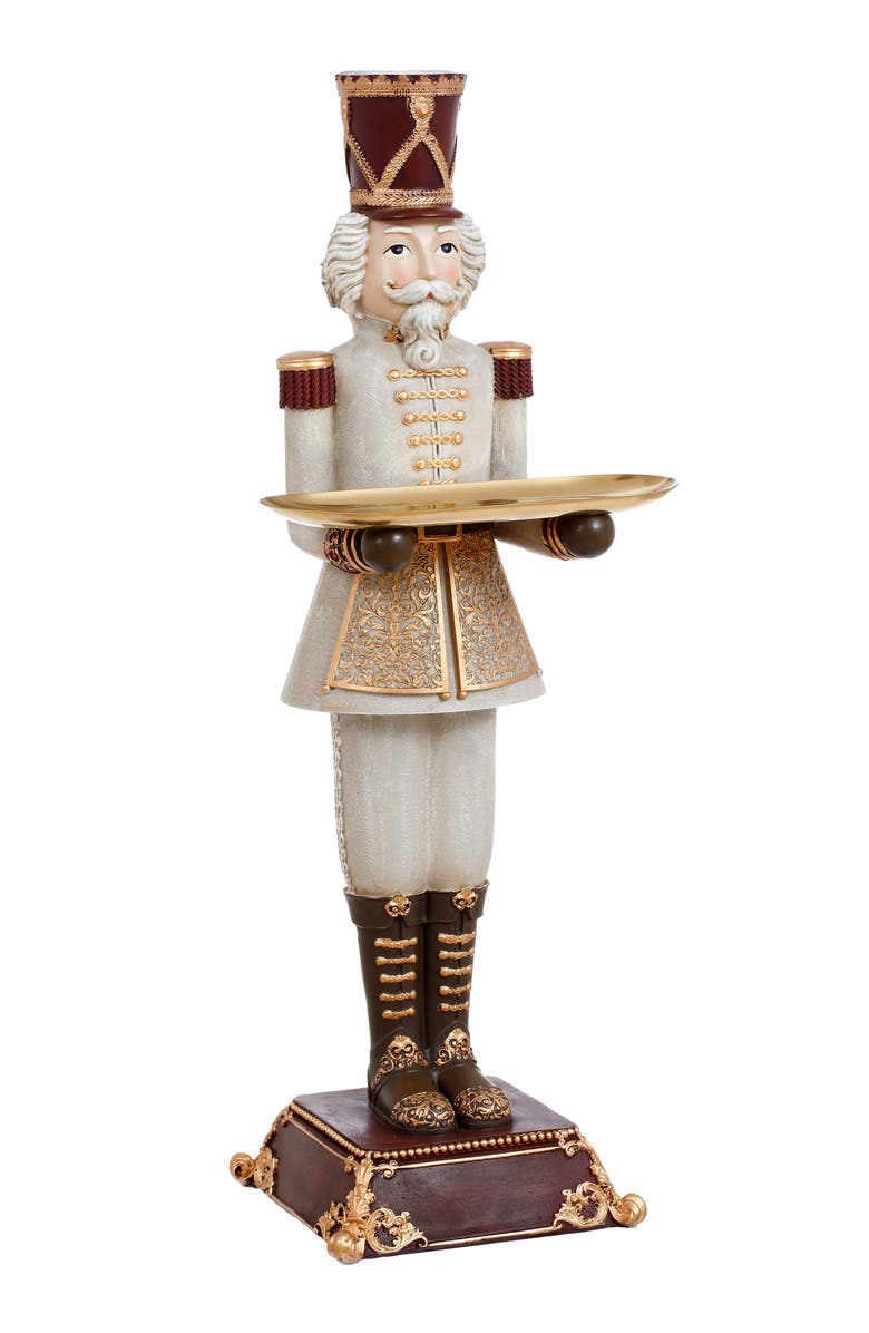 Mark Roberts Soldier Nutcracker Server, Main, color, Cream