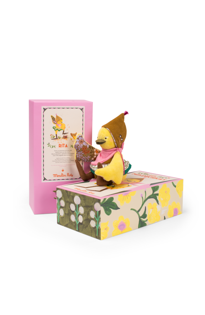 Moulin Roty Rita the Duck, The Minouchkas, Main, color, Yellow