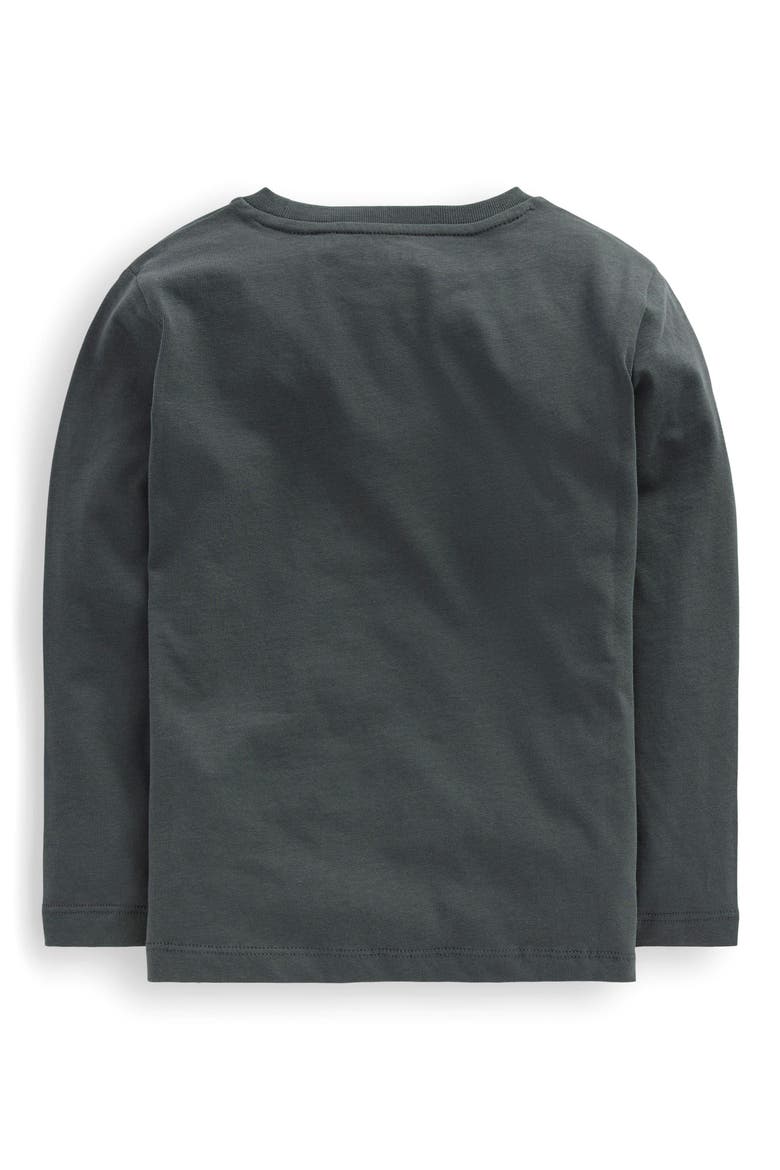 Kids' Space Long Sleeve Cotton Graphic T-Shirt, Alternate, color, GLACIER BLUE FOXES