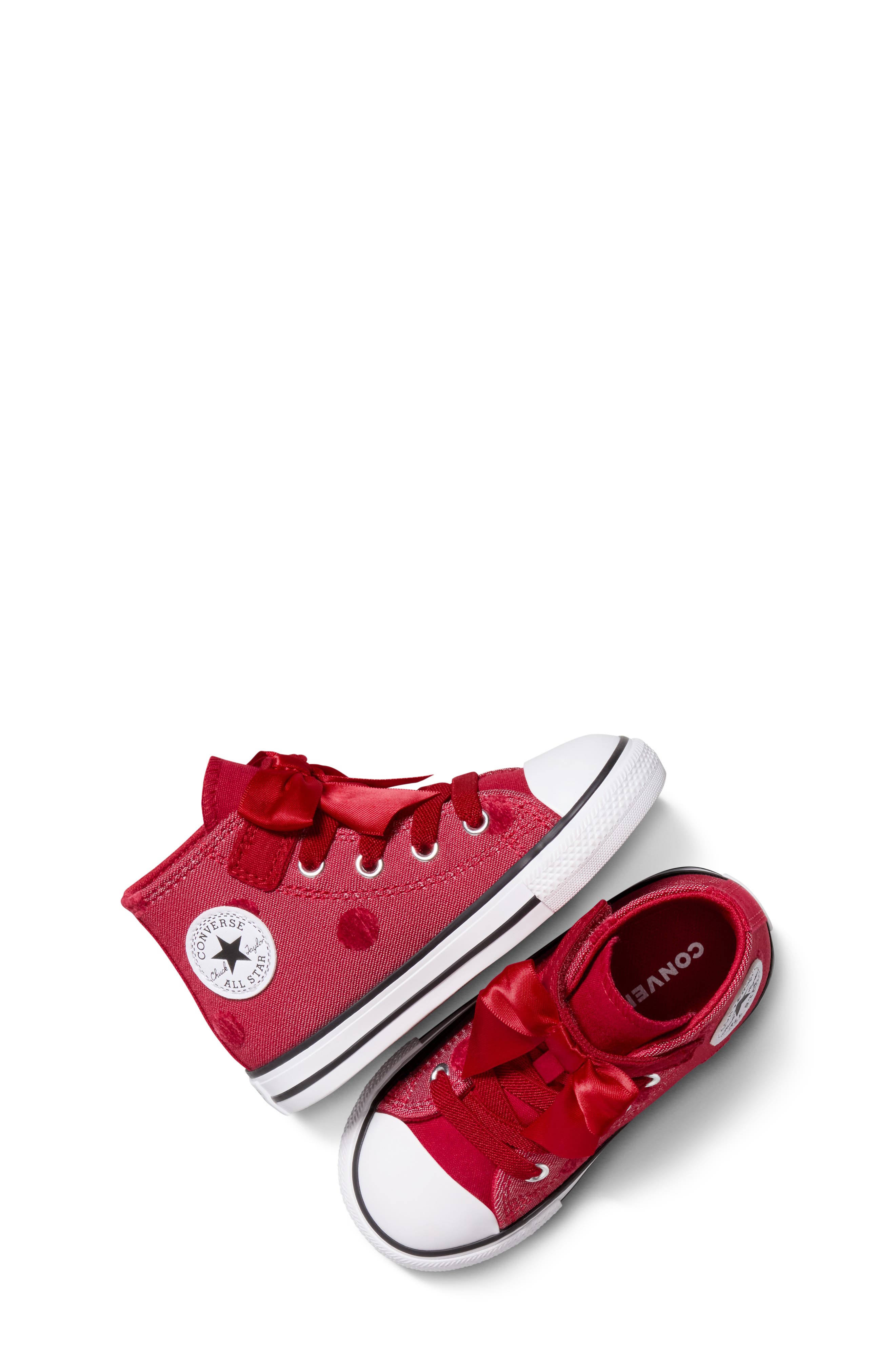 Converse Kids' Chuck Taylor All Star Bow Easy On Canvas High Top Sneaker, Alternate, color, Days Ahead/ White/ Days Ahead