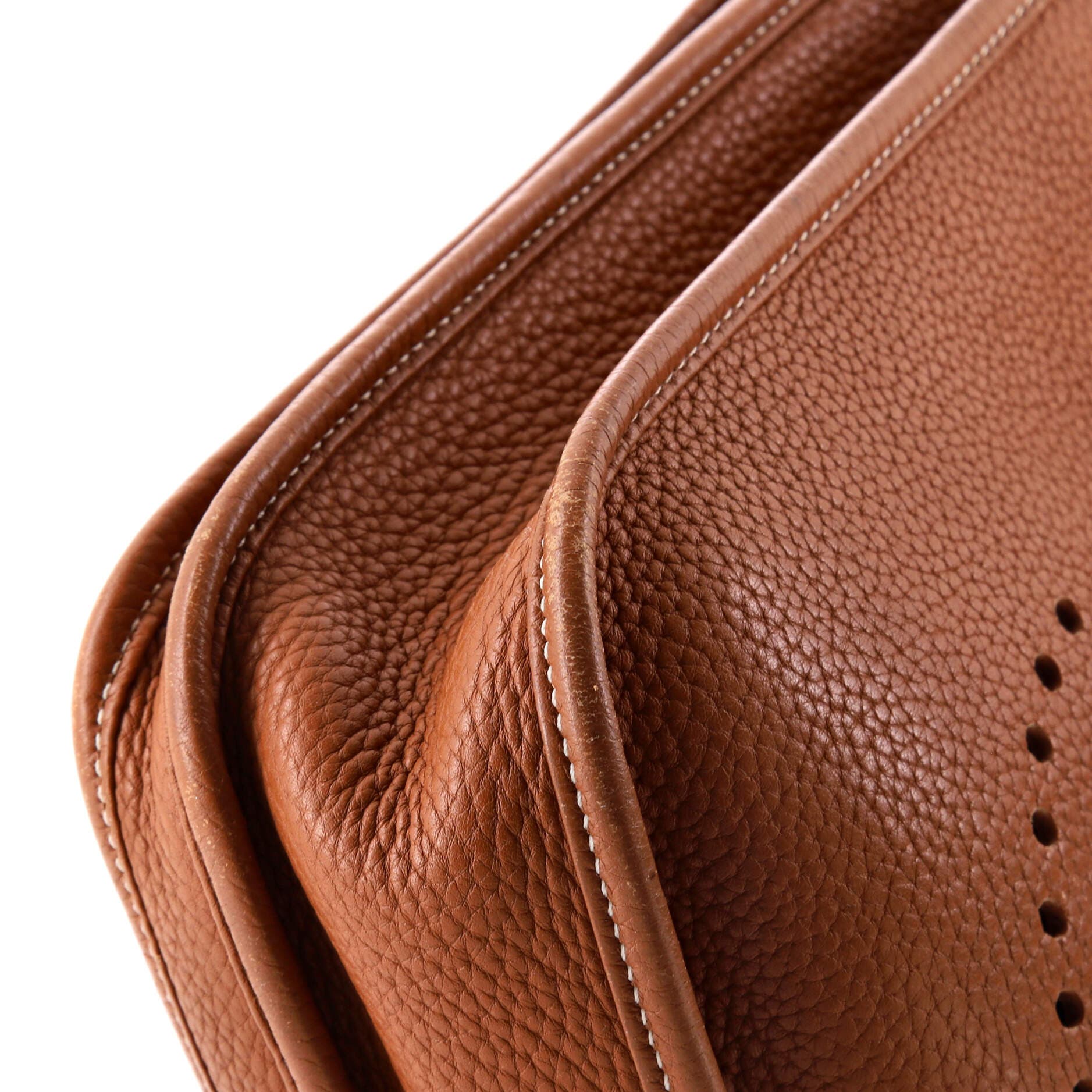 Pre-Owned Hermes Evelyne Bag Gen III Clemence PM, Alternate, color, Gold