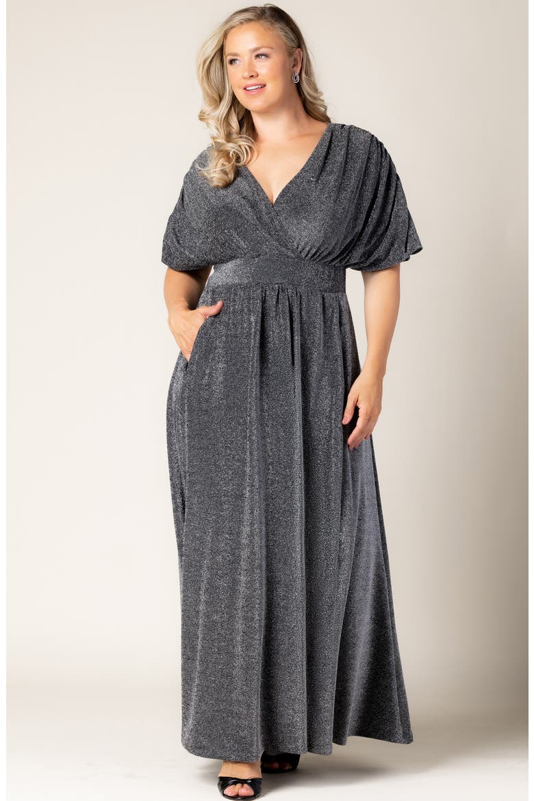 Geneva Metallic Gown, Alternate, color, STARLIGHT