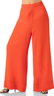 IVONNE Light Weight Wide-Leg Straight Pants
