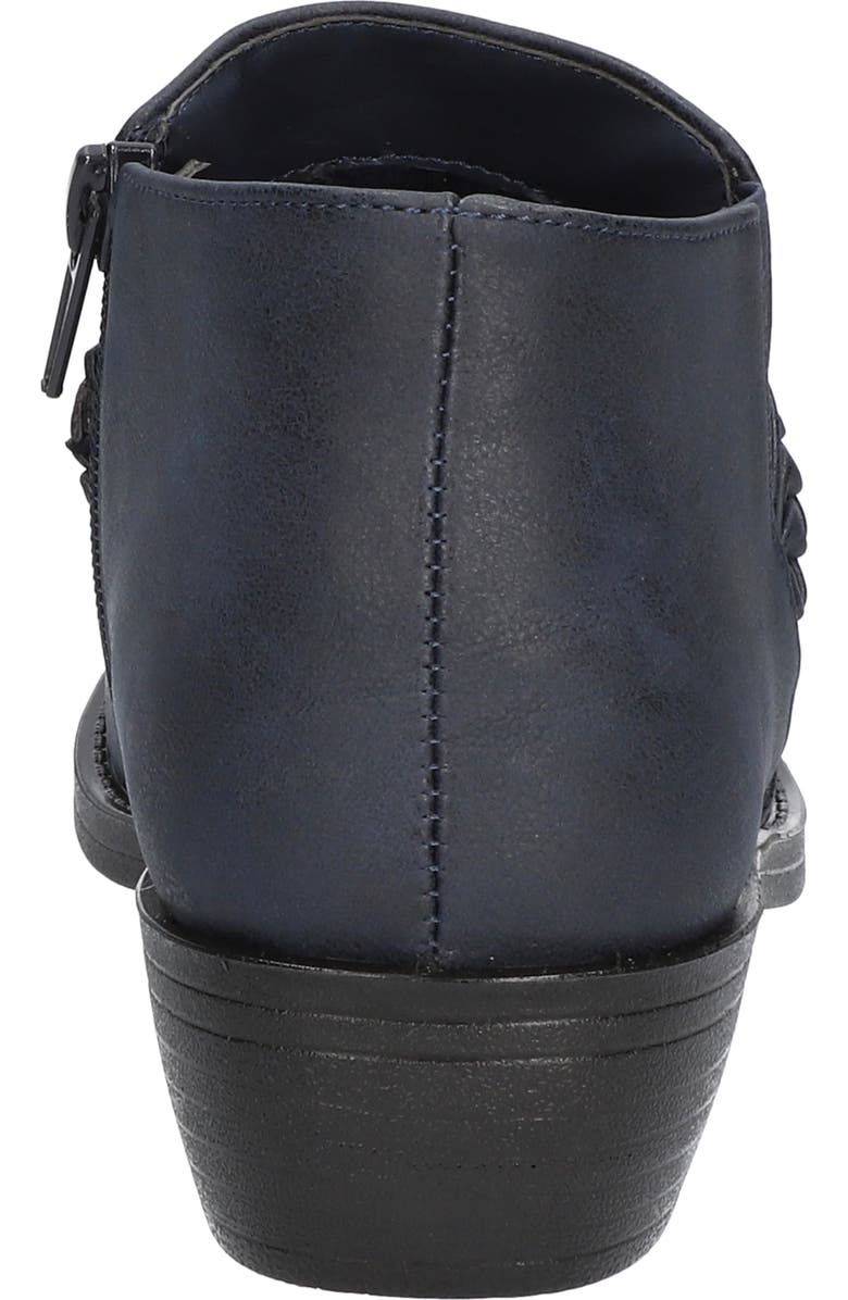 EASY STREET Jalia Braided Bootie, Alternate, color, Navy/ Gore