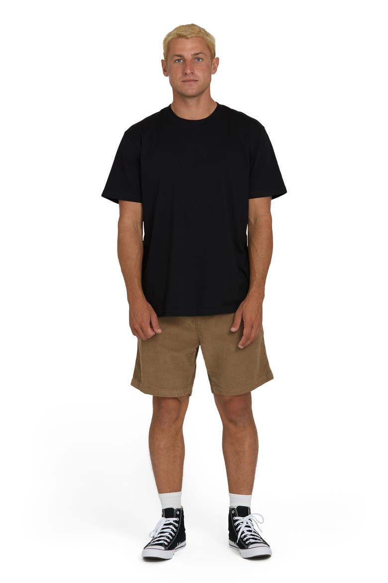 Larry Layback Cotton Corduroy Shorts, Alternate, color, VINTAGE KHAKI