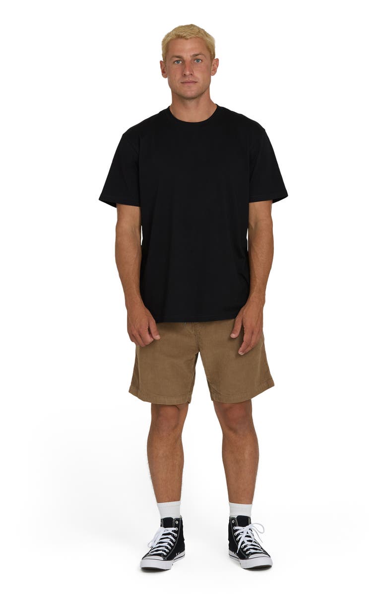 Billabong Larry Layback Cotton Corduroy Shorts, Alternate, color, Vintage Khaki