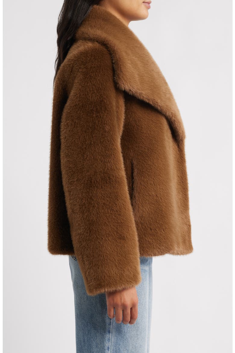 Faux Fur Jacket, Alternate, color, MINK