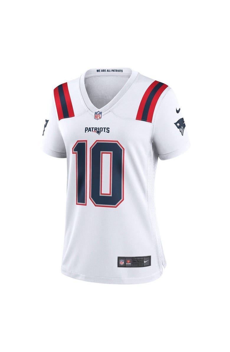 Nike Women's Nike Mac Jones White New England Patriots Game Jersey, Alternate, color, 