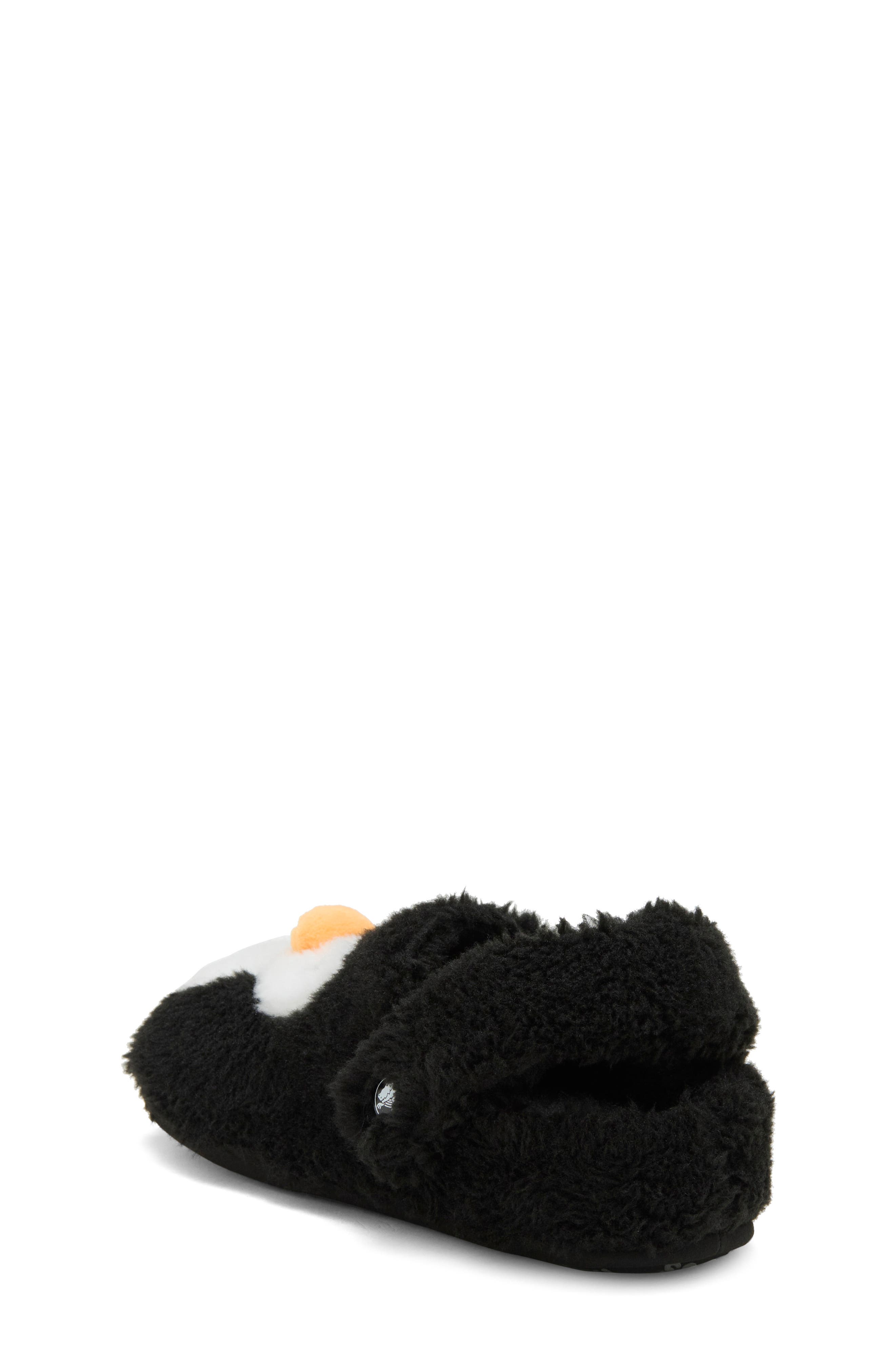 Kids' Classic Cozzzy Penguin Slipper, Alternate, color, BLACK