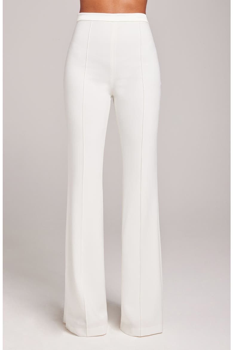 Pintuck Pleat Wide Leg Pants, Main, color, WHITE