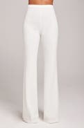 NADINE MERABI Pintuck Pleat Wide Leg Pants