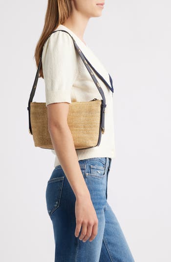 Woven Straw Shoulder Bag