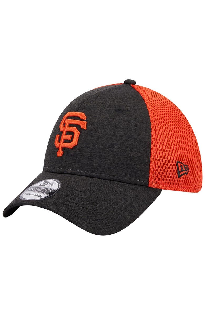 New Era Men's New Era Black San Francisco Giants Shadow Neo 39THIRTY Flex Hat, Main, color, Black