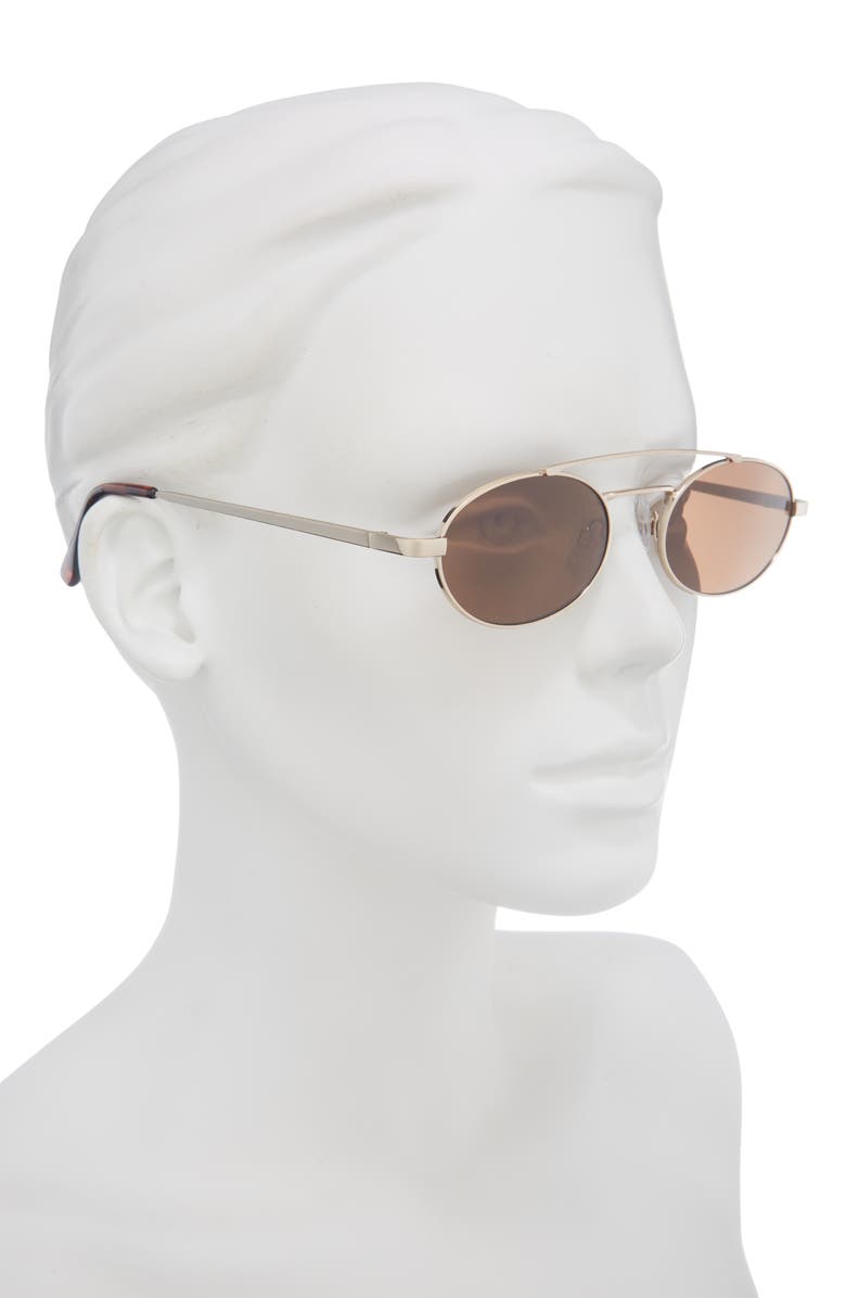 BP. Retro Oval Sunglasses, Alternate, color, Gold