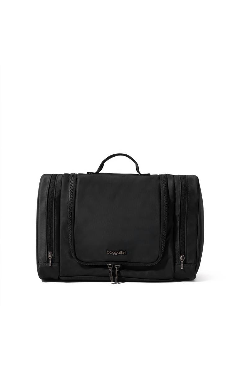 BAGGALLINI Deluxe Toiletry Kit, Alternate, color, Black Twill