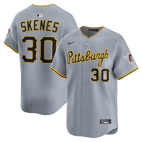 Men's Nike Paul Skenes Gray Pittsburgh Pirates Road Limited Player Jersey