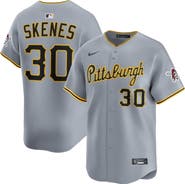 Nike Men's Nike Paul Skenes Gray Pittsburgh Pirates Road Limited Player Jersey