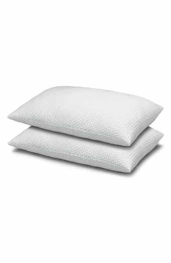 Cool N' Comfort Medium Density Gel Fiber Pillow with CoolMax Technology, for All Sleep Positions, Set of 2