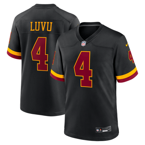 Men's Nike Frankie Luvu Black Washington Commanders Hail Raiser Alternate Game Jersey