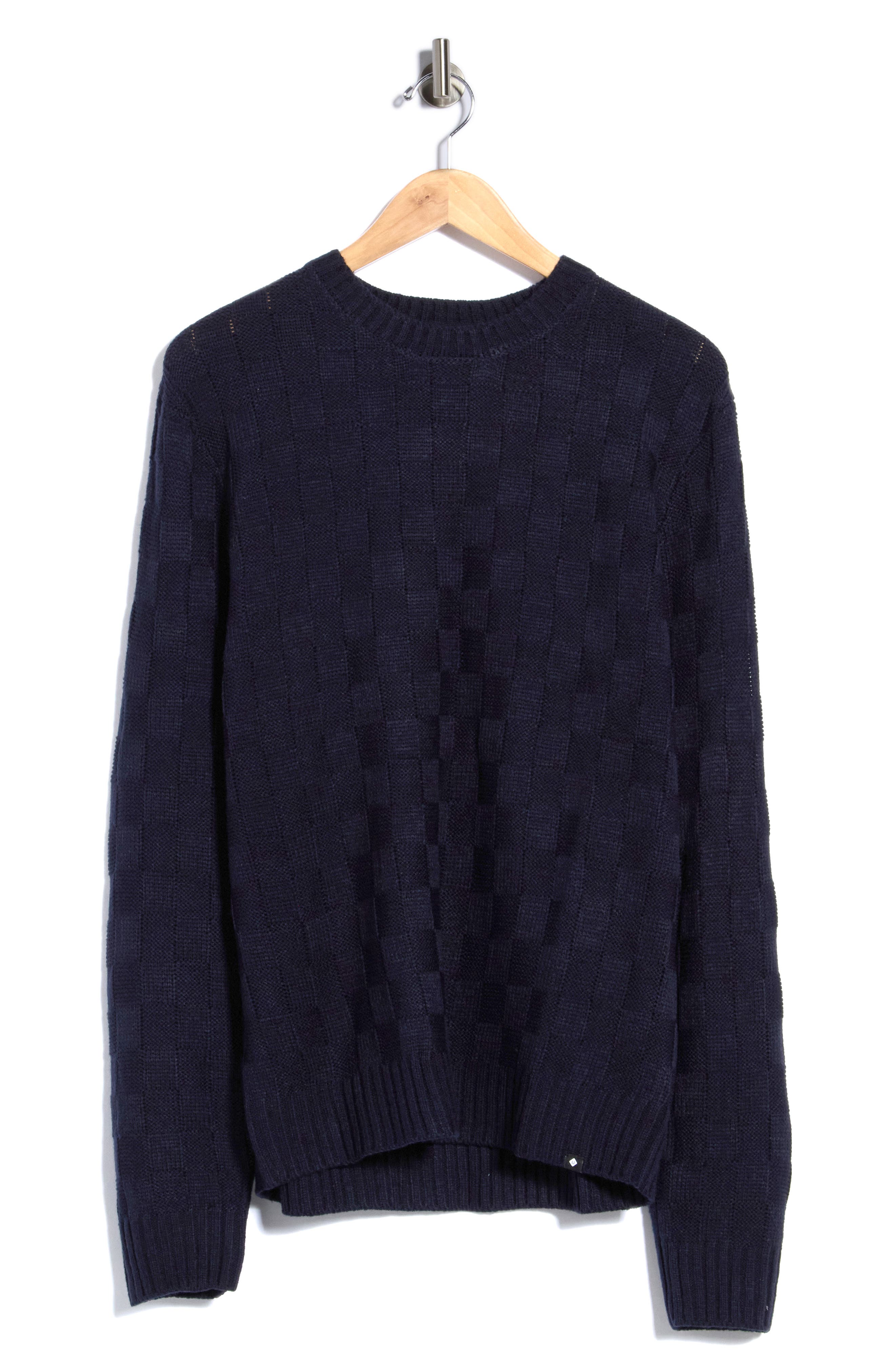 Textured Crewneck Sweater