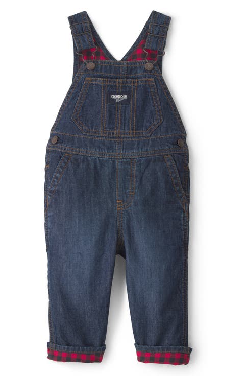Cotton Denim Overalls