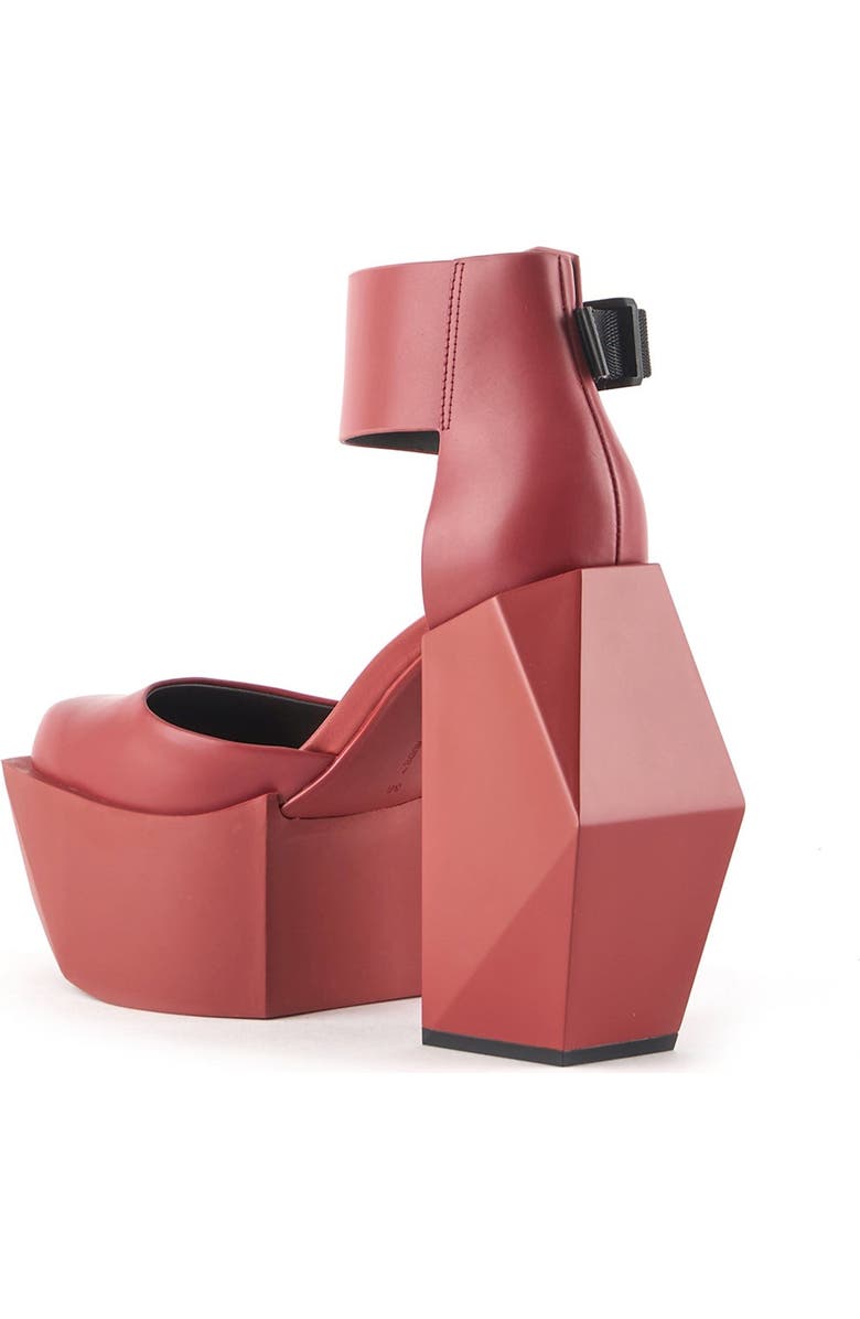 United Nude Stage D2 d'Orsay Platform Pump, Alternate, color, Intense Rust