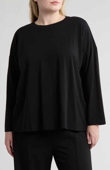 Eileen Fisher Crewneck Boxy Top
