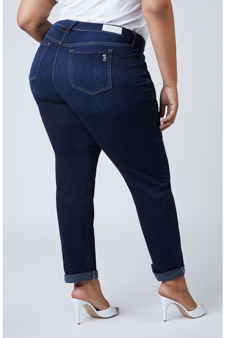 High Waist Straight Leg Boyfriend Jeans, Alternate, color, SUMMER